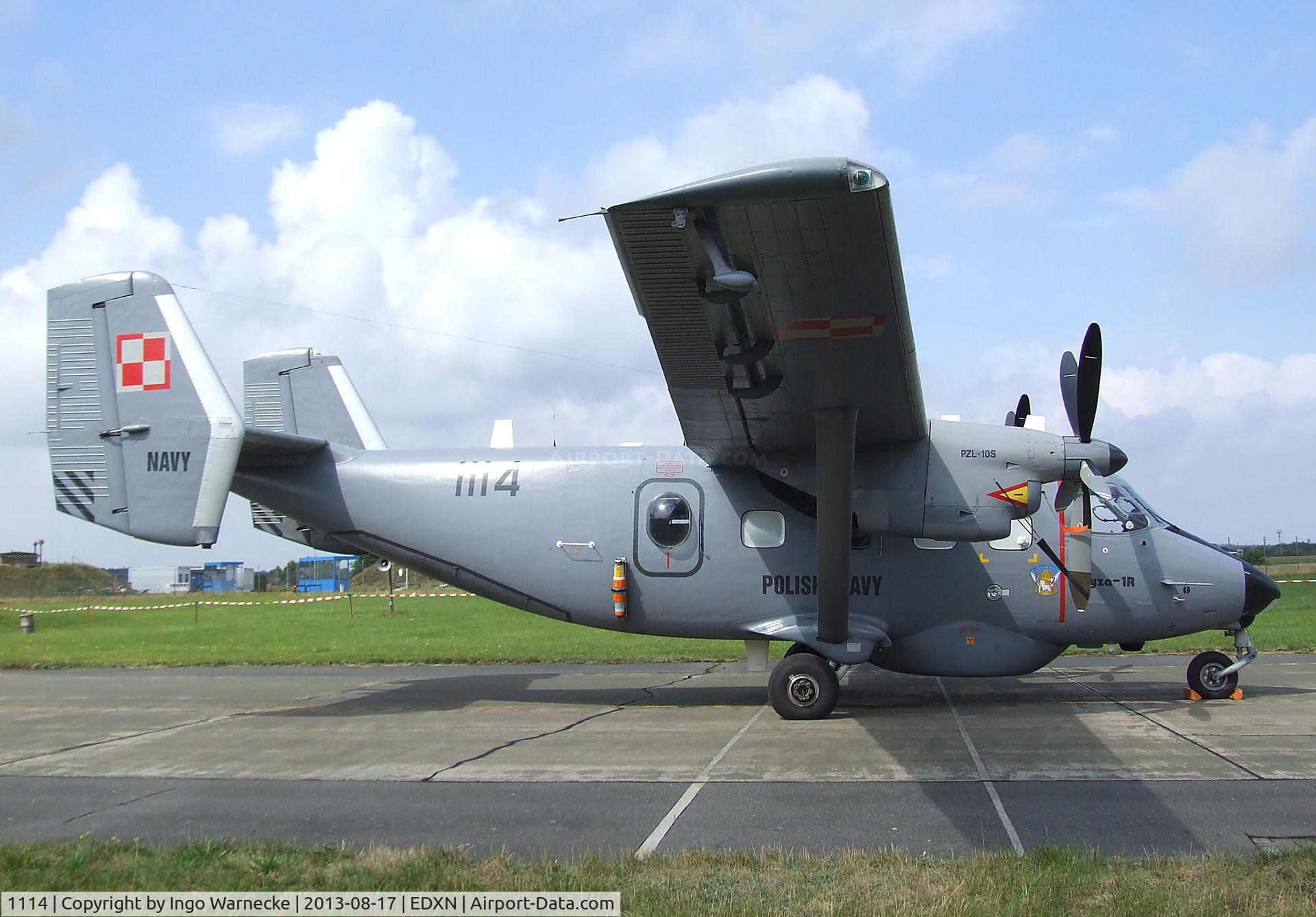 1114, PZL-Mielec M-28B1R Bryza 1R C/N AJG001-05, PZL-Mielec M-28B1R Bryza 1R of the Polish Navy at the Spottersday of the Nordholz Airday 2013 celebrationg 100 Years of German Naval Aviation at Nordholz Naval Aviation Base