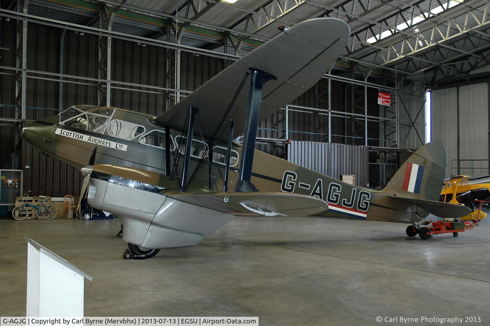 G-AGJG, 1941 De Havilland DH-89A Dominie/Dragon Rapide C/N 6517, Part of the Imperial War Museum's preserved flying collection.