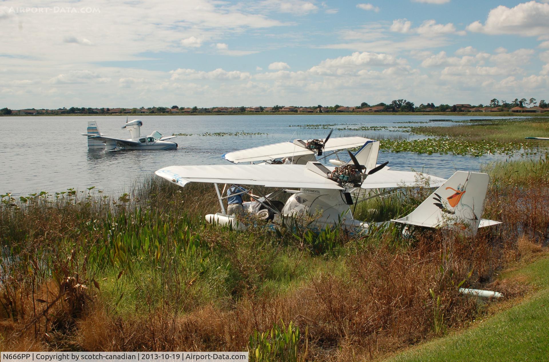 N666PP, 2012 Progressive Aerodyne Searey C/N 1LK554C, 2012 Progressive Aerodyne/Bruce J McGregor Searey LSX, N666PP, at Lake Ashton, Lake Wales, FL