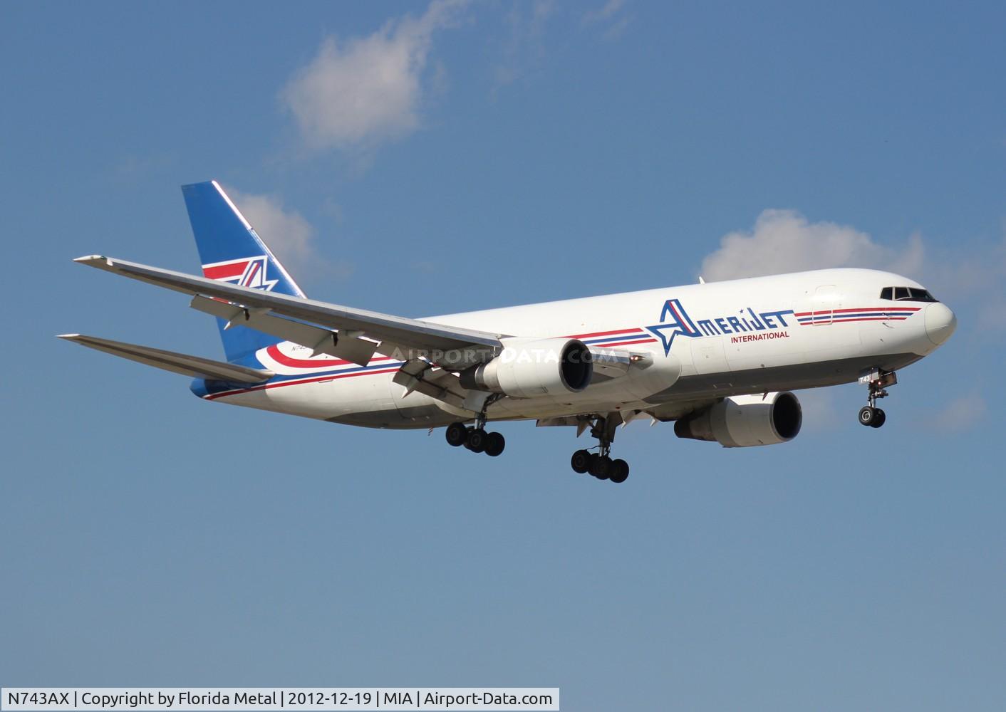 N743AX, 1982 Boeing 767-232 C/N 22218, Amerijet 767