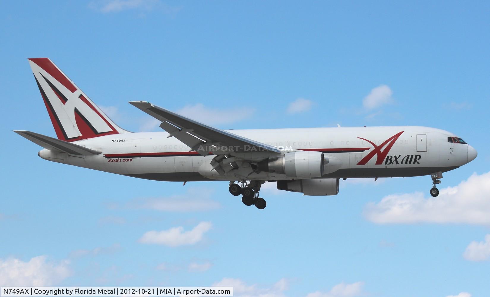 N749AX, 1984 Boeing 767-232(BDSF) C/N 22226, ABX 767-200