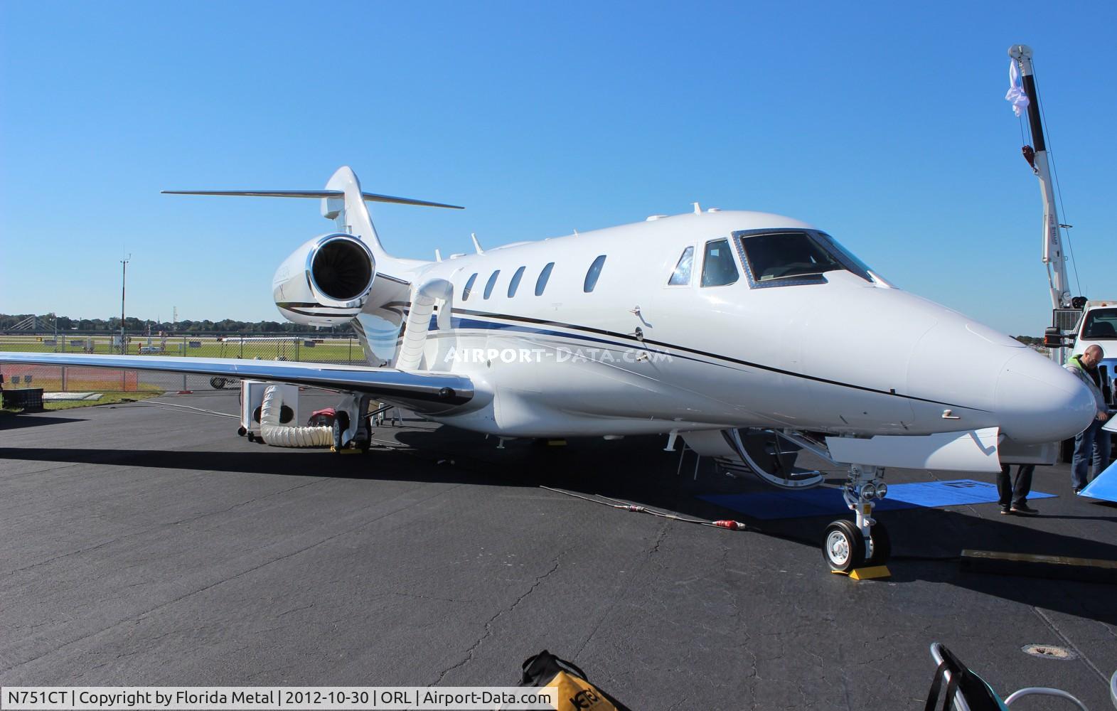 N751CT, 2012 Cessna 750 Citation X C/N 750-0501, Citation TEN