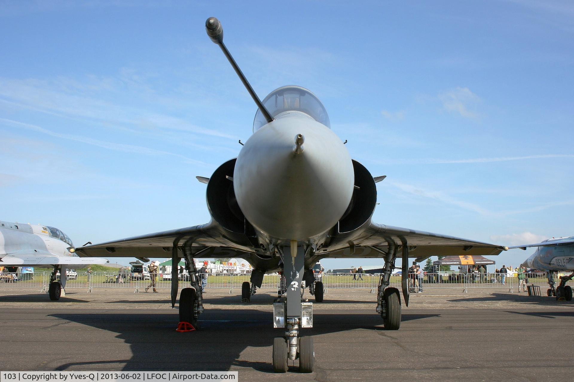 103, Dassault Mirage 2000C C/N 367, Dassault Mirage 2000C (103-YN), Châteaudun Air Base 279 (LFOC)