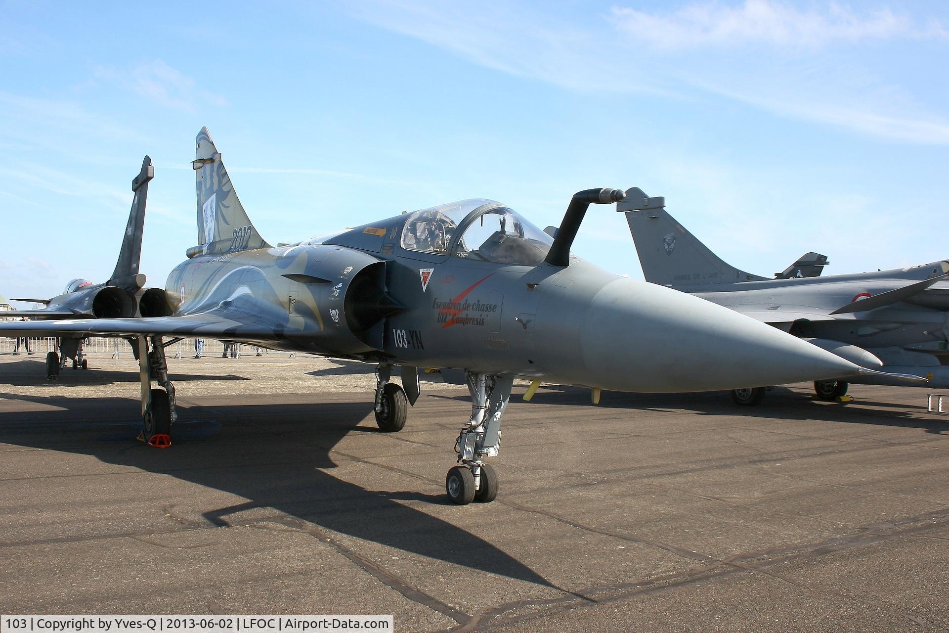 103, Dassault Mirage 2000C C/N 367, Dassault Mirage 2000C (103-YN), Châteaudun Air Base 279 (LFOC)
