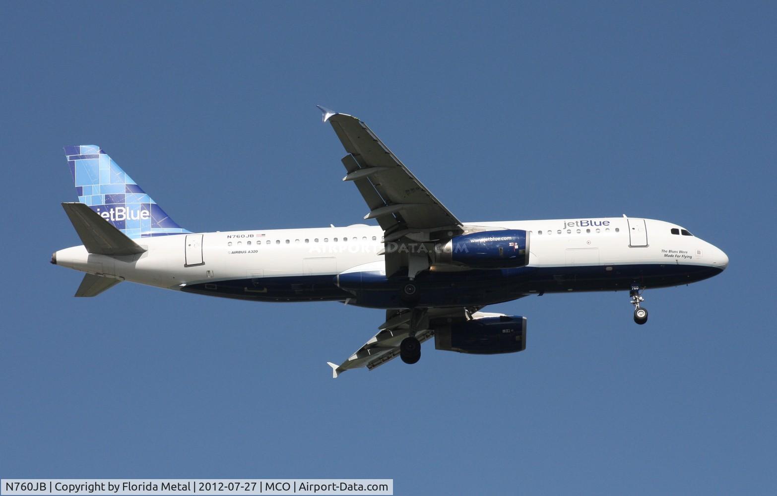 N760JB, 2008 Airbus A320-232 C/N 3659, Jet Blue A320