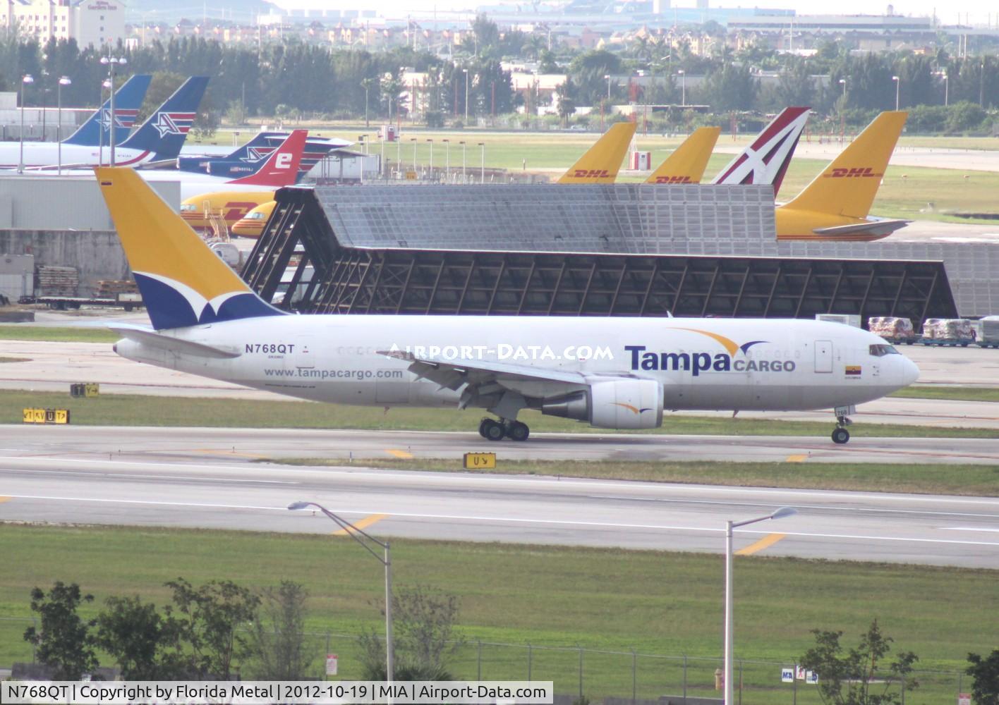 N768QT, 1987 Boeing 767-241 C/N 23803, Tampa Colombia 767-200