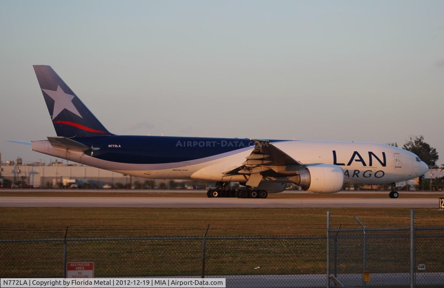 N772LA, 2009 Boeing 777-F6N C/N 37708, LAN Cargo 777