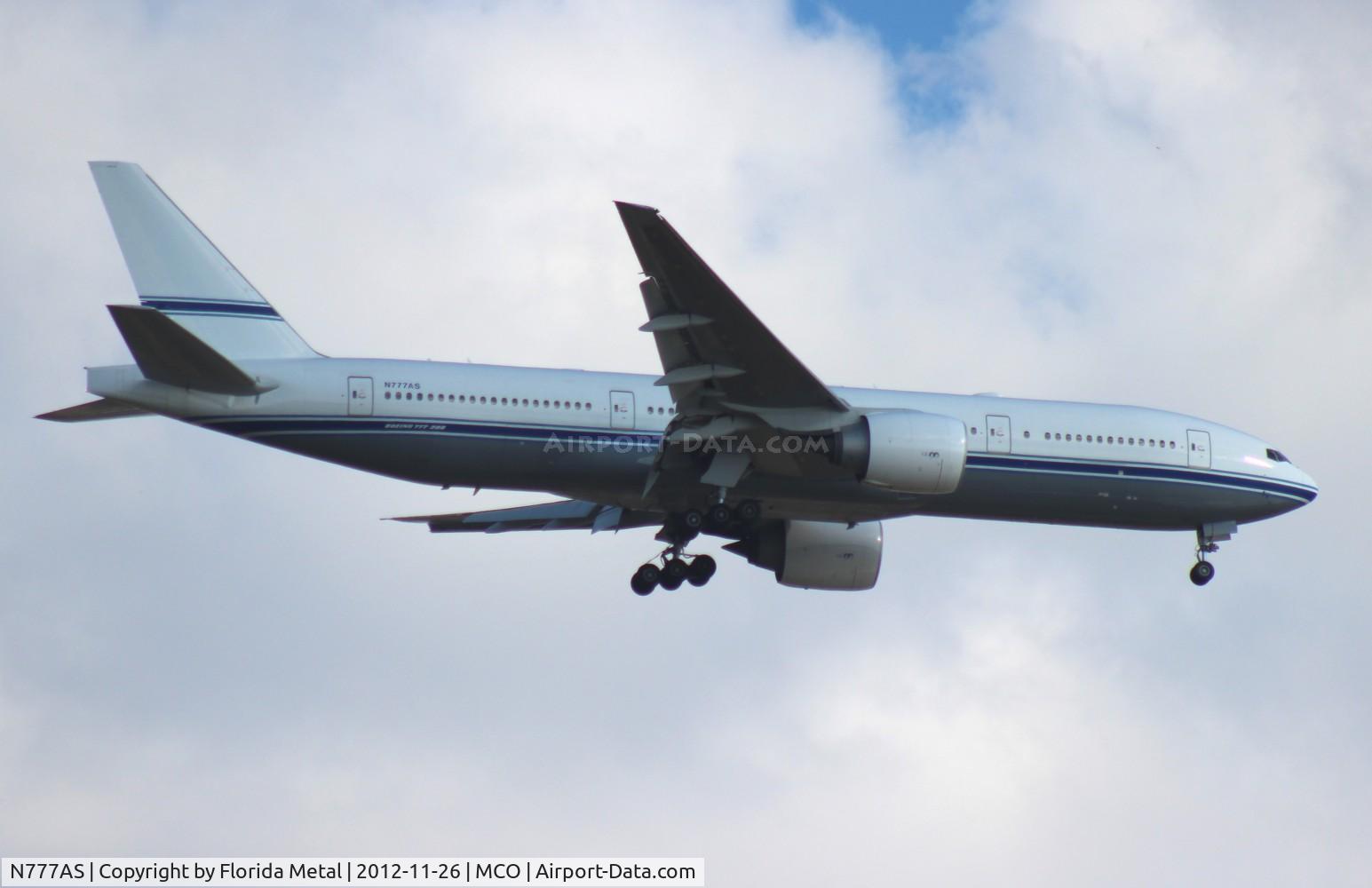 N777AS, 2003 Boeing 777-24Q C/N 29271, Private 777-200