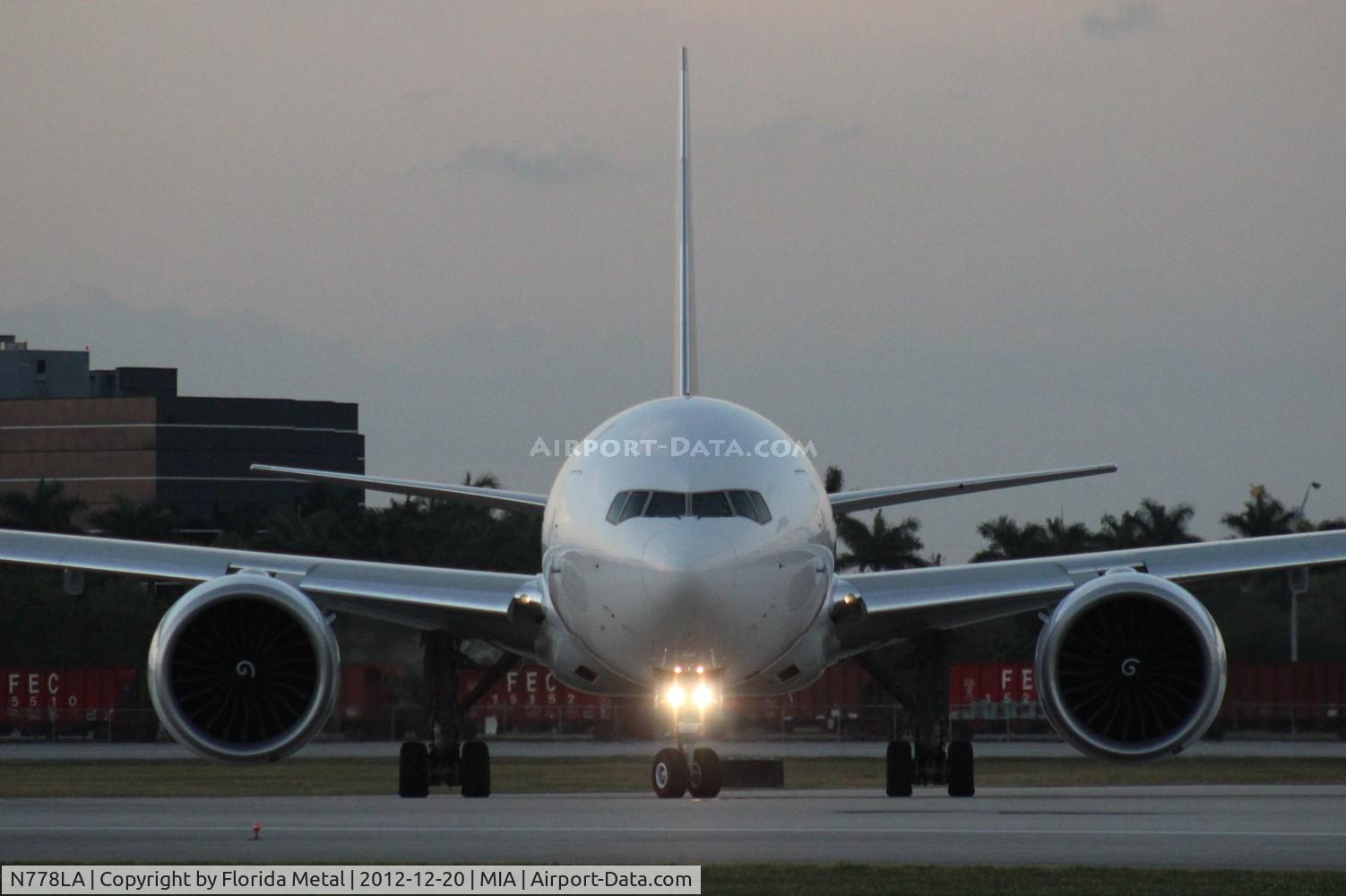 N778LA, 2012 Boeing 777-F6N C/N 41518, LAN Cargo 777-200