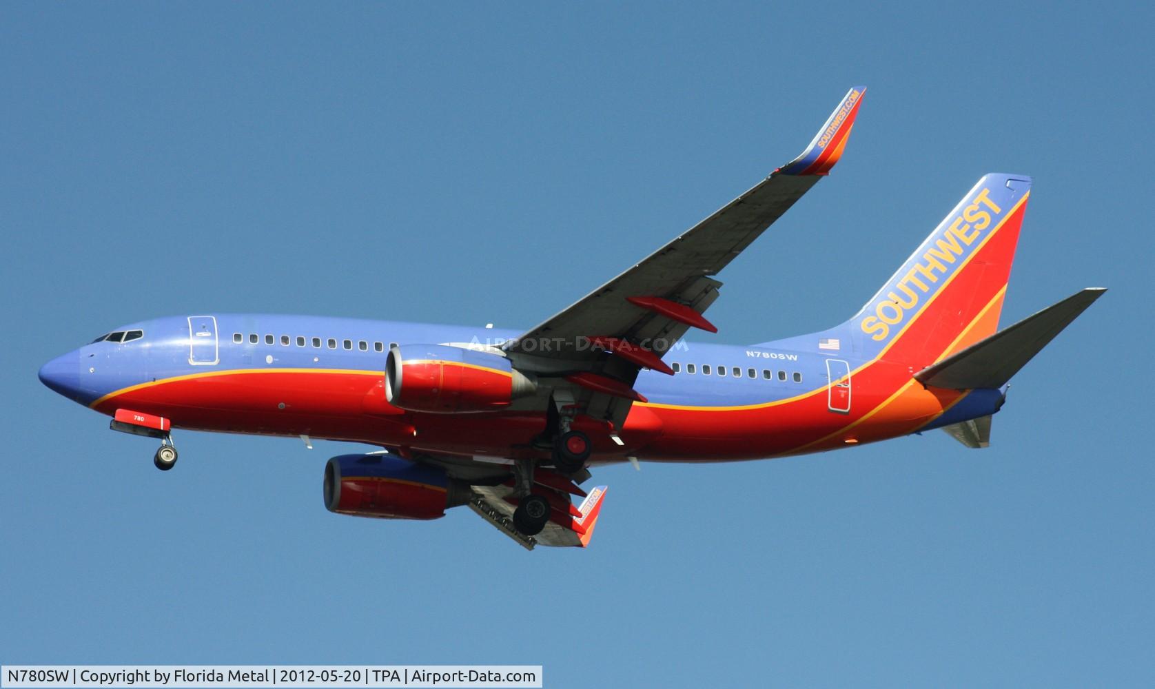 N780SW, 2000 Boeing 737-7H4 C/N 27885, Southwest 737-700