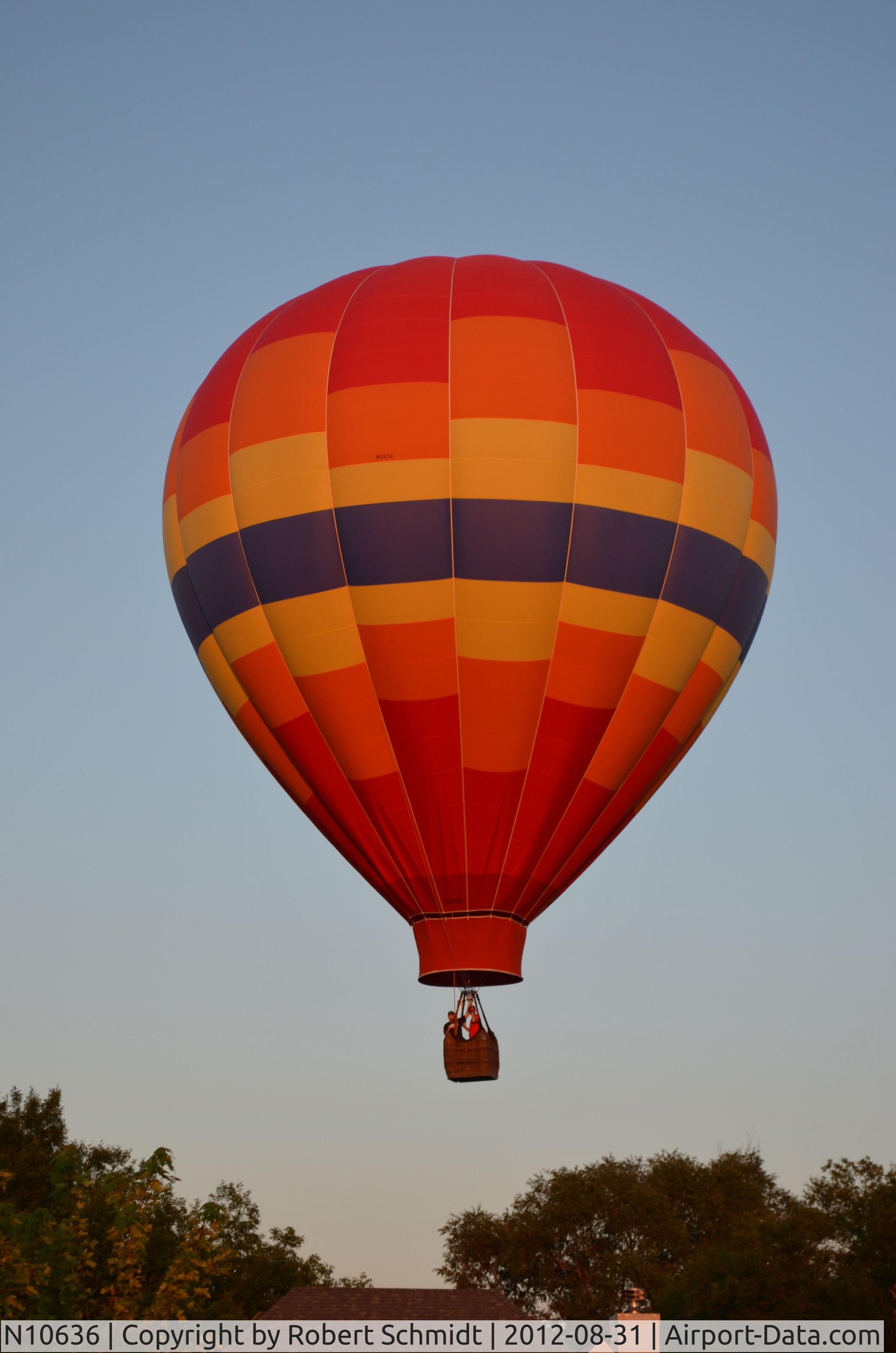 N10636, 1982 Adams Balloon A55S C/N 111, 82 Adams still in action.