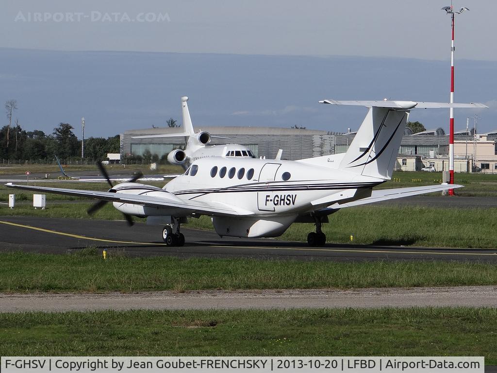 F-GHSV, 1980 Beech 200 King Air C/N BB-622, SARL Lima Papa (Phenix Aviation),médical flight PHV820