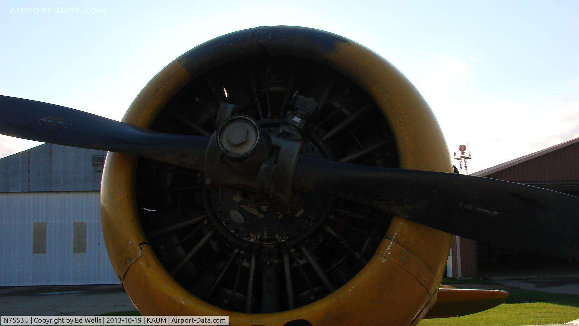 N7553U, 1952 North American Harvard 4 C/N 20365, When was this engine last running ?