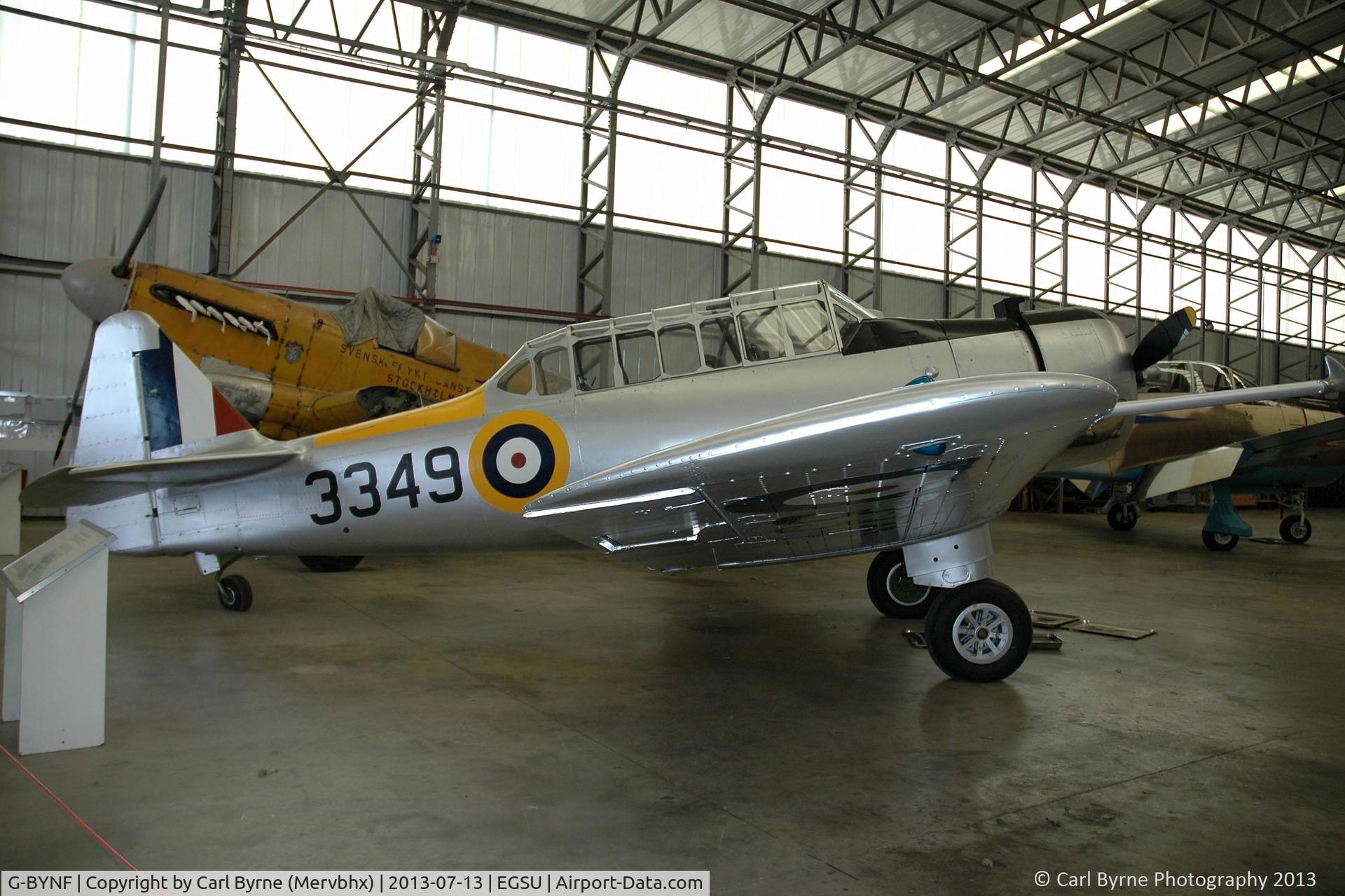 G-BYNF, 1939 North American NA-64 Yale C/N 64-2171, Part of the Imperial War Museum's preserved flying collection.