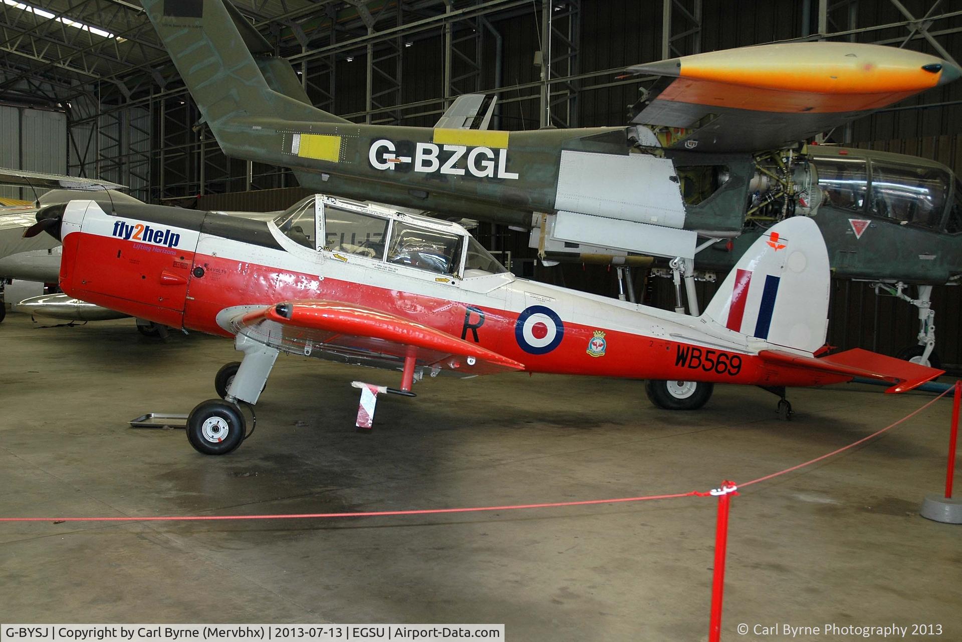 G-BYSJ, 1950 De Havilland DHC-1 Chipmunk T.10 C/N C1/0021, Part of the Imperial War Museum's preserved flying collection.