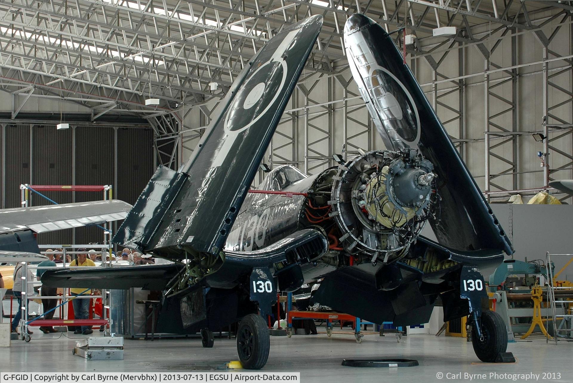 G-FGID, 1945 Goodyear FG-1D Corsair C/N 3111, Part of the Imperial War Museum's preserved flying collection.