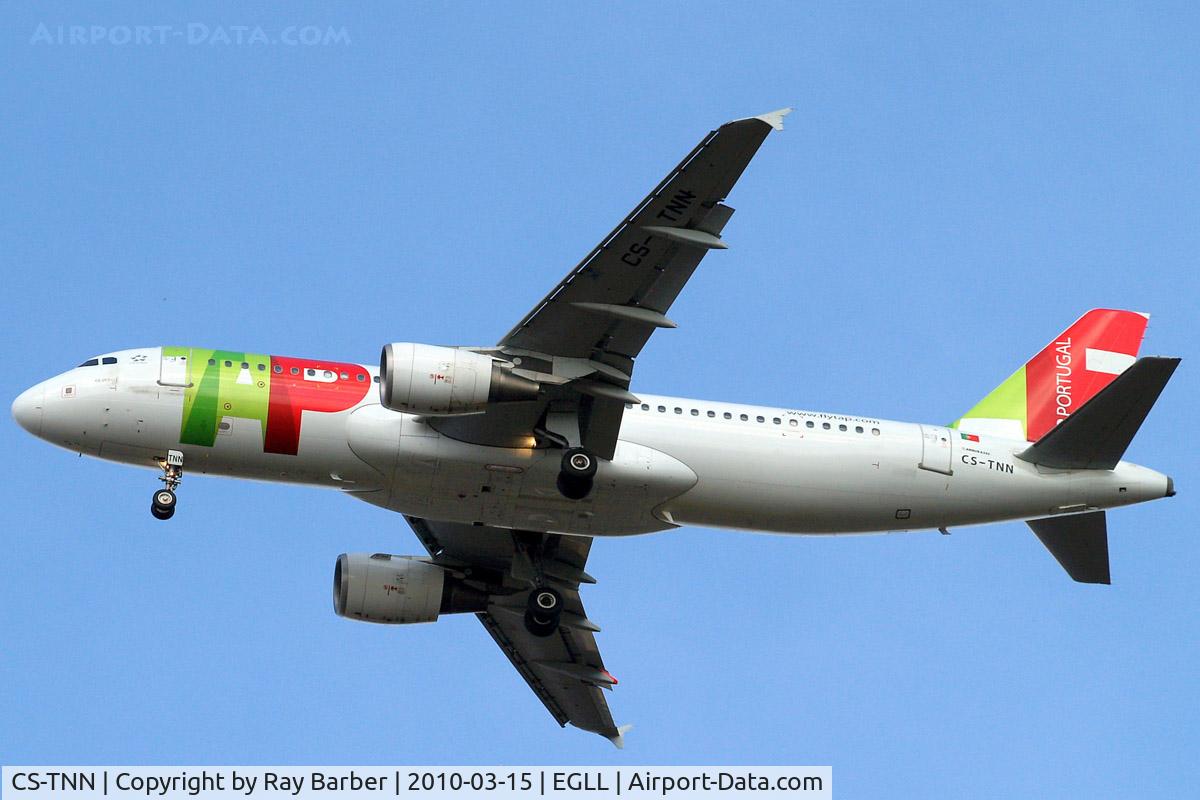 CS-TNN, 2002 Airbus A320-214 C/N 1816, Airbus A320-232 [1816] (TAP Portugal) Home~G 15/03/2010. On approach 27R.