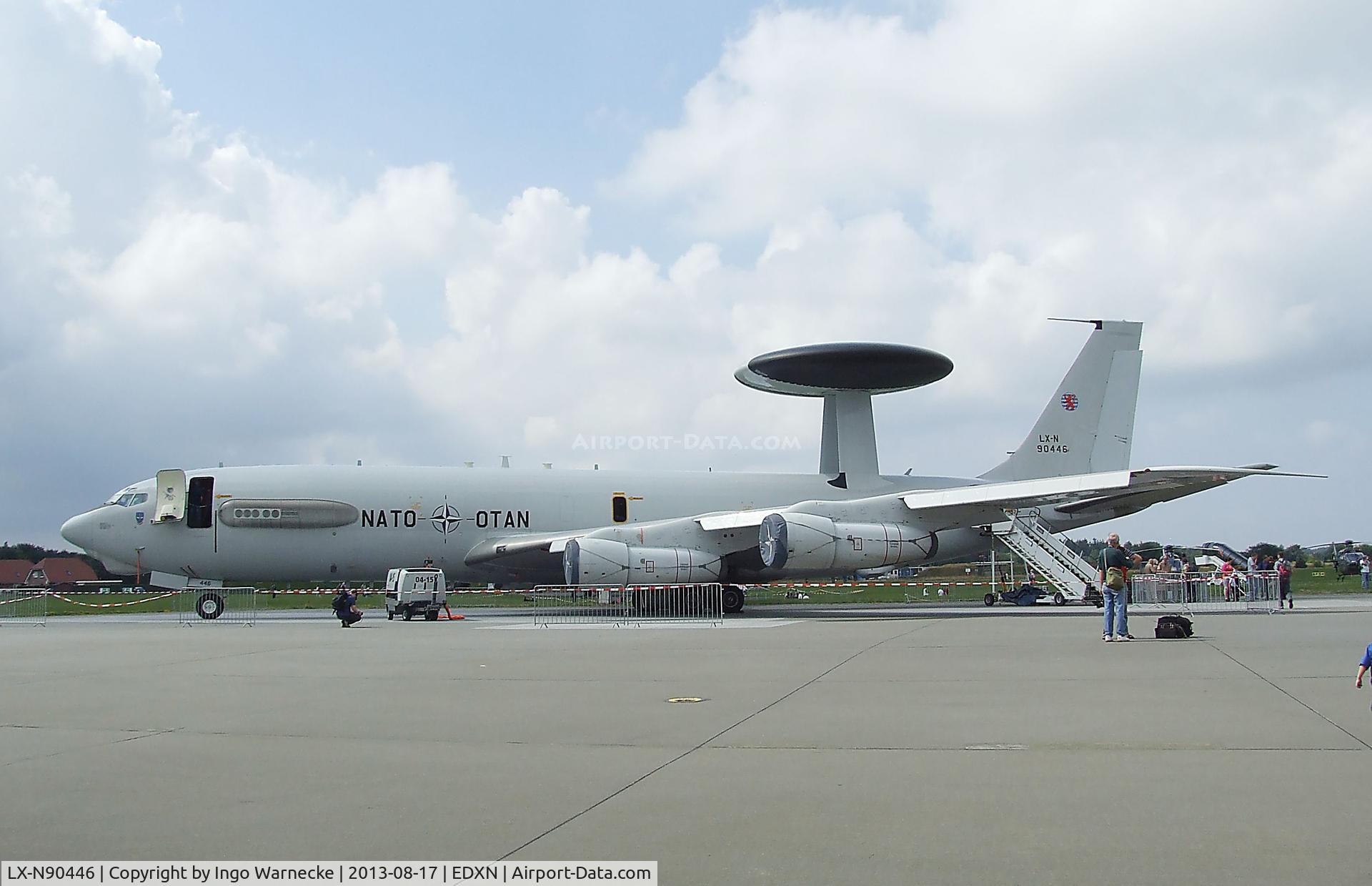 LX-N90446, 1982 Boeing E-3A Sentry C/N 22841, Boeing E-3A Sentry of NAEWF at the Spottersday of the Nordholz Airday 2013 celebrationg 100 Years of German Naval Aviation at Nordholz Naval Aviation Base