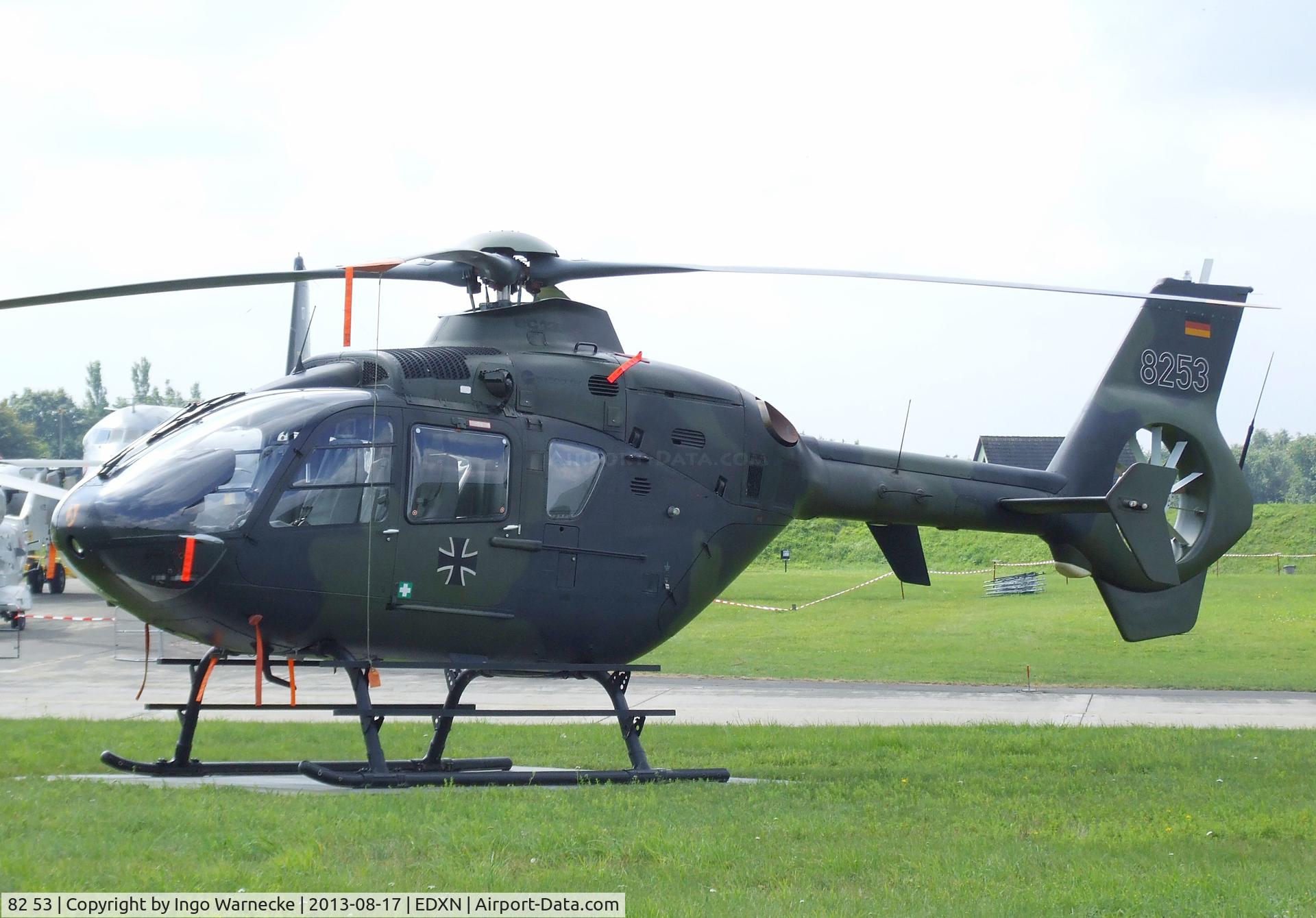 82 53, 2000 Eurocopter EC-135T-1 C/N 135-0098, Eurocopter EC135T-1 of the German Army Aviation (Heeresflieger) at the Spottersday of the Nordholz Airday 2013 celebrationg 100 Years of German Naval Aviation at Nordholz Naval Aviation Base