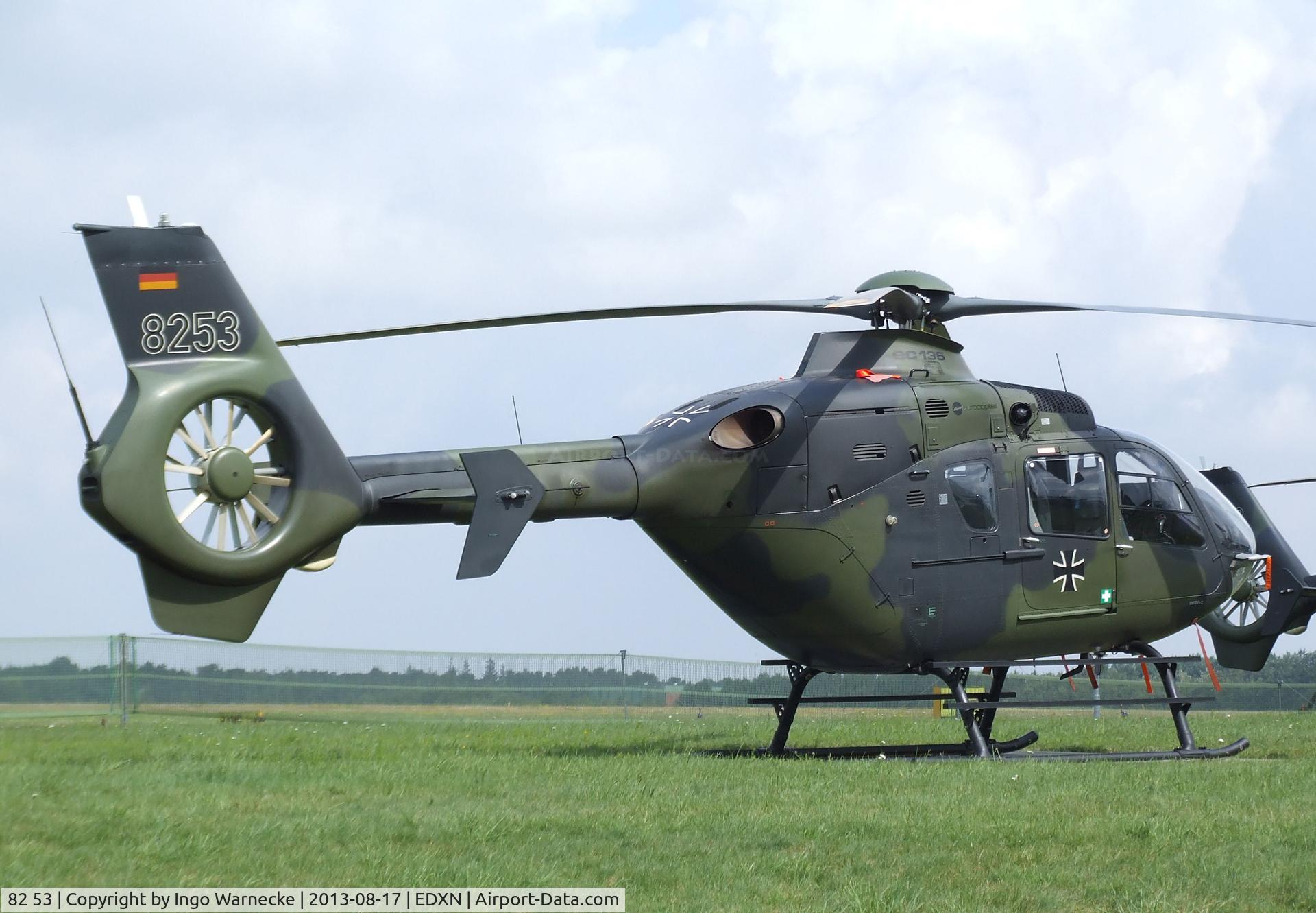 82 53, 2000 Eurocopter EC-135T-1 C/N 135-0098, Eurocopter EC135T-1 of the German Army Aviation (Heeresflieger) at the Spottersday of the Nordholz Airday 2013 celebrationg 100 Years of German Naval Aviation at Nordholz Naval Aviation Base