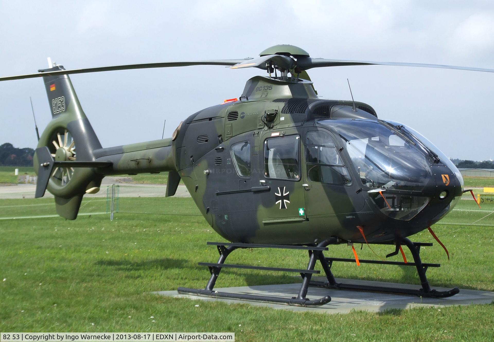 82 53, 2000 Eurocopter EC-135T-1 C/N 135-0098, Eurocopter EC135T-1 of the German Army Aviation (Heeresflieger) at the Spottersday of the Nordholz Airday 2013 celebrationg 100 Years of German Naval Aviation at Nordholz Naval Aviation Base