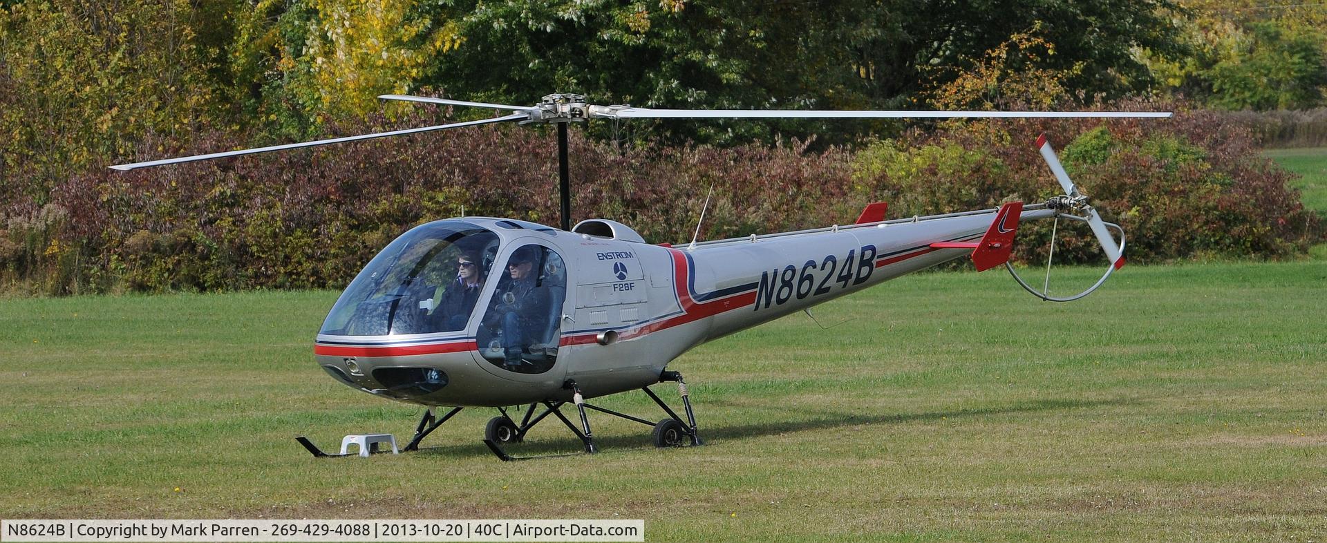 N8624B, Enstrom F-28F Falcon C/N 752, Watervliet Michigan FLy-In