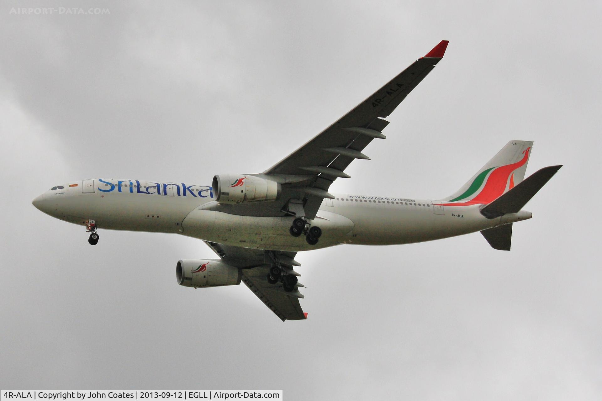 4R-ALA, 1999 Airbus A330-243 C/N 303, Final approach to 27R.