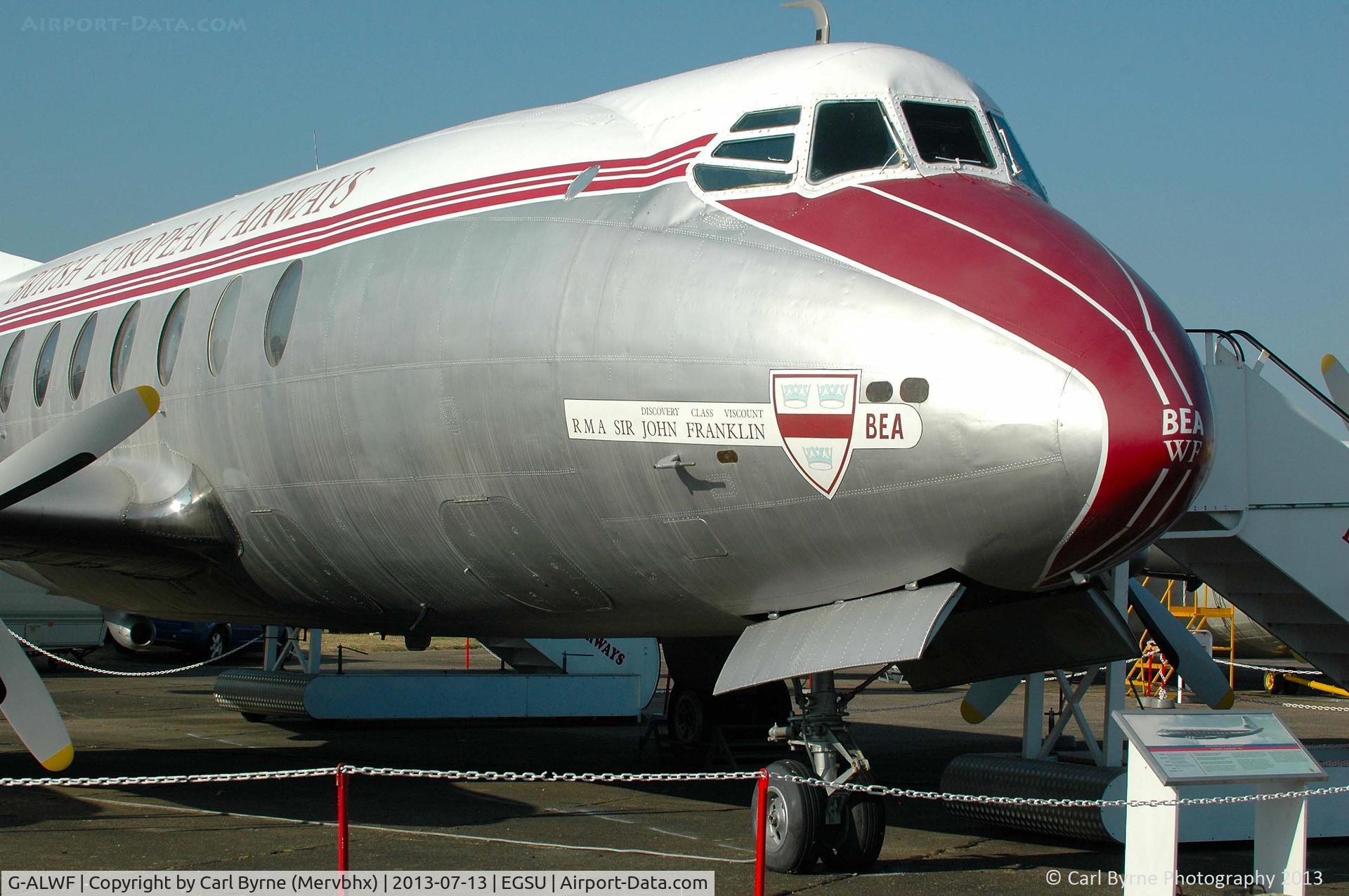 G-ALWF, 1952 Vickers Viscount 701 C/N 005, One of the aircraft preserved by the Duxford Aviation Society