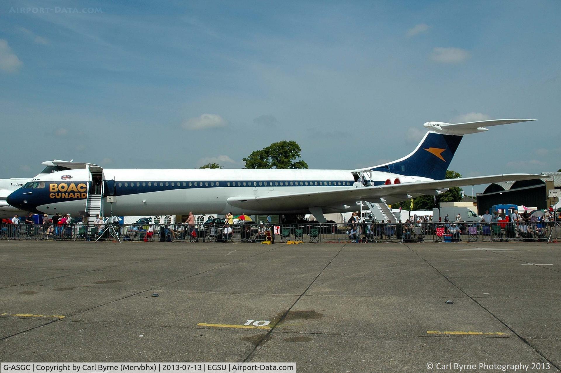 G-ASGC, 1965 BAC Super VC10 Srs 1151 C/N 853, One of the aircraft preserved by the Duxford Aviation Society