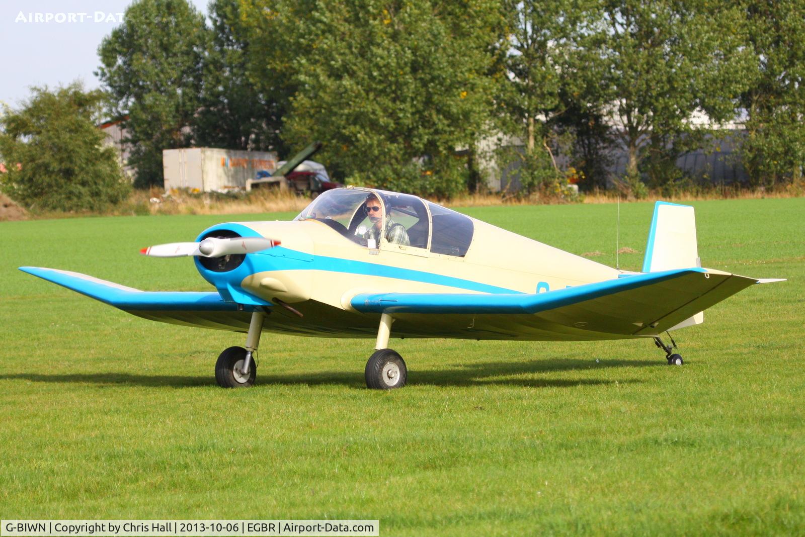 G-BIWN, 1966 Jodel D-112 C/N 1314, at Breighton's Pre Hibernation Fly-in, 2013