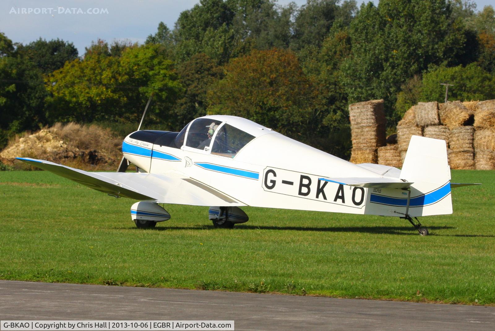 G-BKAO, 1955 Jodel D-112 Club C/N 249, at Breighton's Pre Hibernation Fly-in, 2013