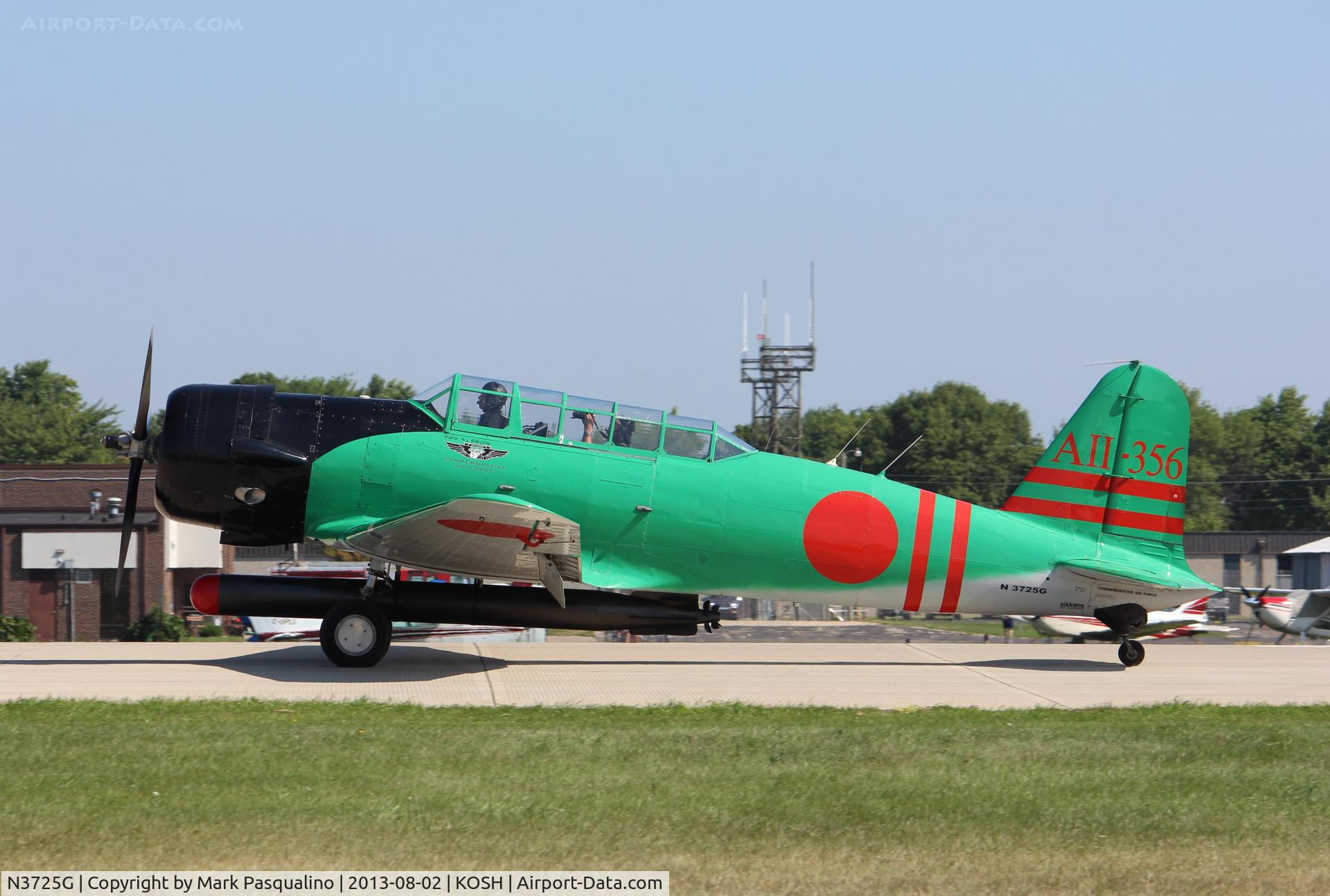 N3725G, 1944 North American SNJ-5 Texan Texan C/N 84875, North American SNJ-5