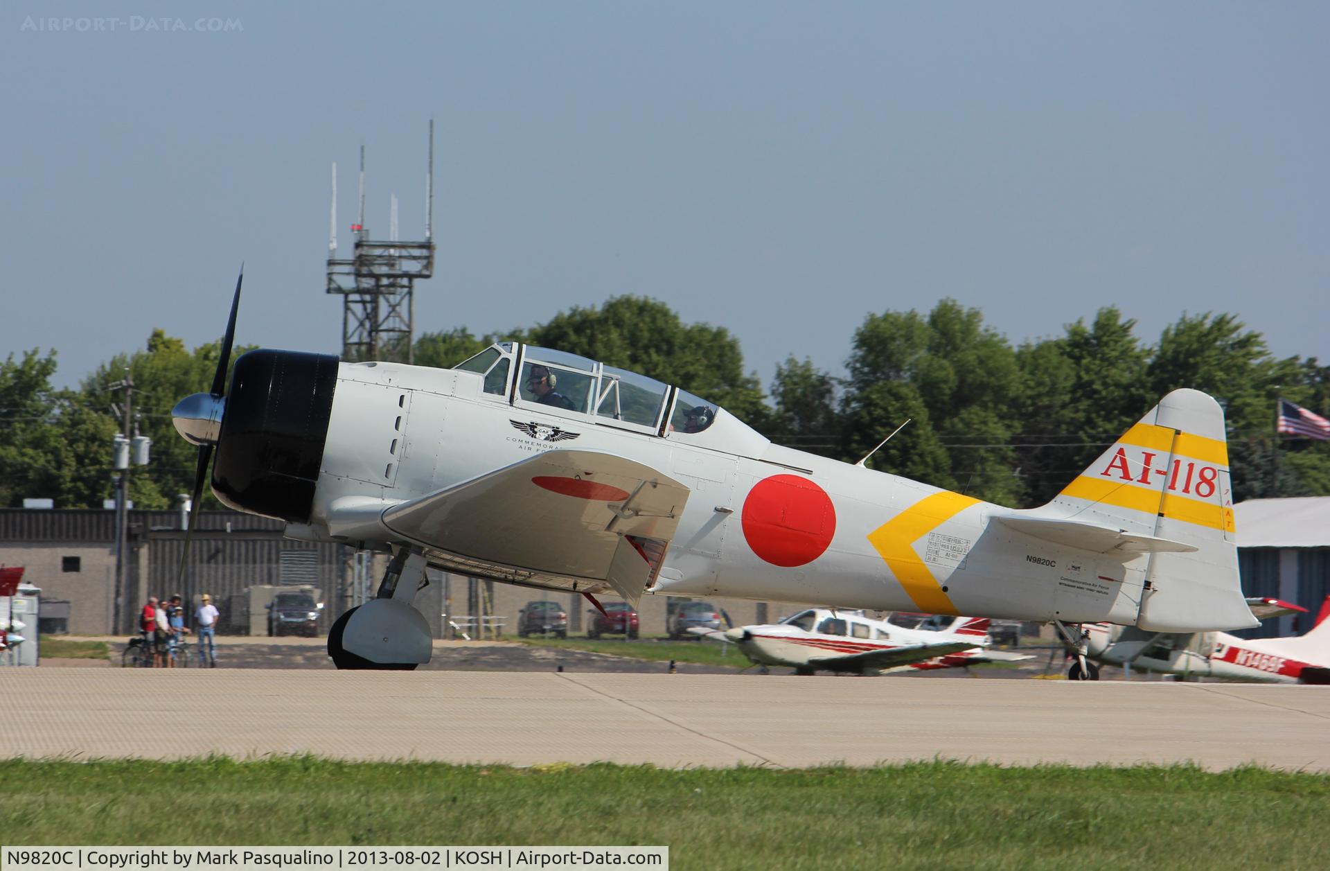 N9820C, 1945 North American SNJ-6 Texan C/N 121-43036, North American SNJ-6