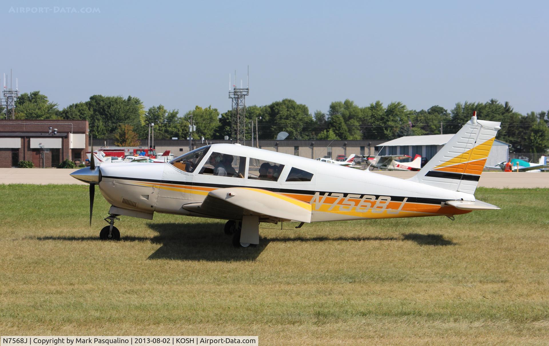 N7568J, 1968 Piper PA-28R-180 Cherokee Arrow C/N 28R-30947, Piper PA-28R-180