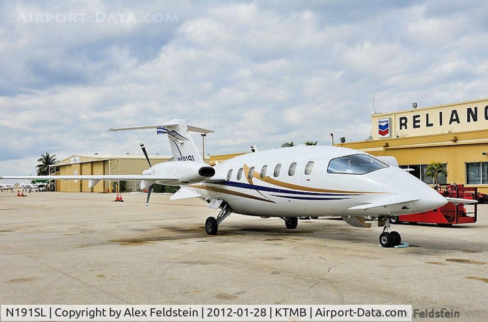 N191SL, 2009 Piaggio P-180 Avanti II C/N 1194, Tamiami