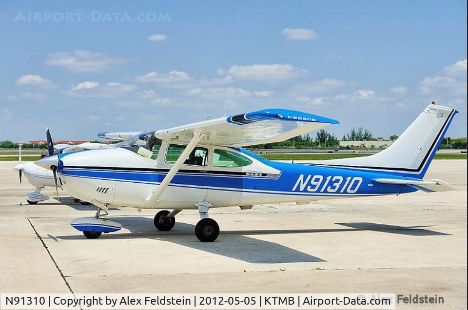 N91310, 1973 Cessna 182P Skylane C/N 18261988, Tamiami