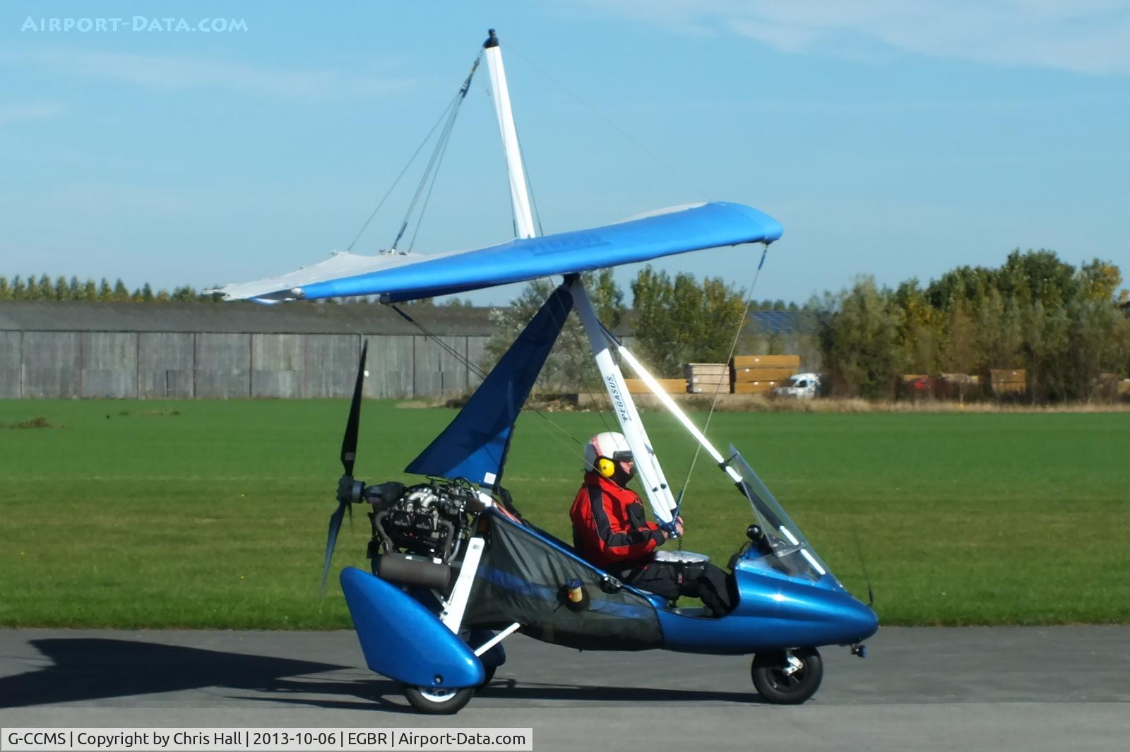 G-CCMS, 2003 Mainair Pegasus Quik C/N 7997, at Breighton's Pre Hibernation Fly-in, 2013