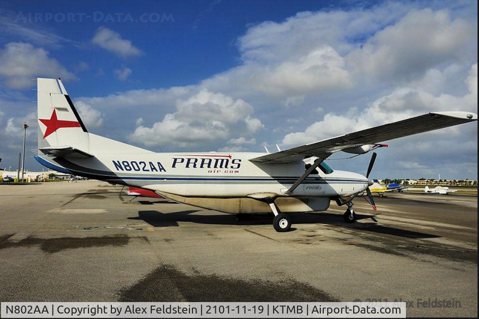 N802AA, 2000 Cessna 208B C/N 208B0873, Tamiami