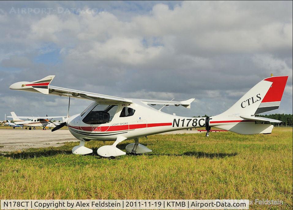 N178CT, Flight Design CTLS C/N F-08-07-04, Tamiami