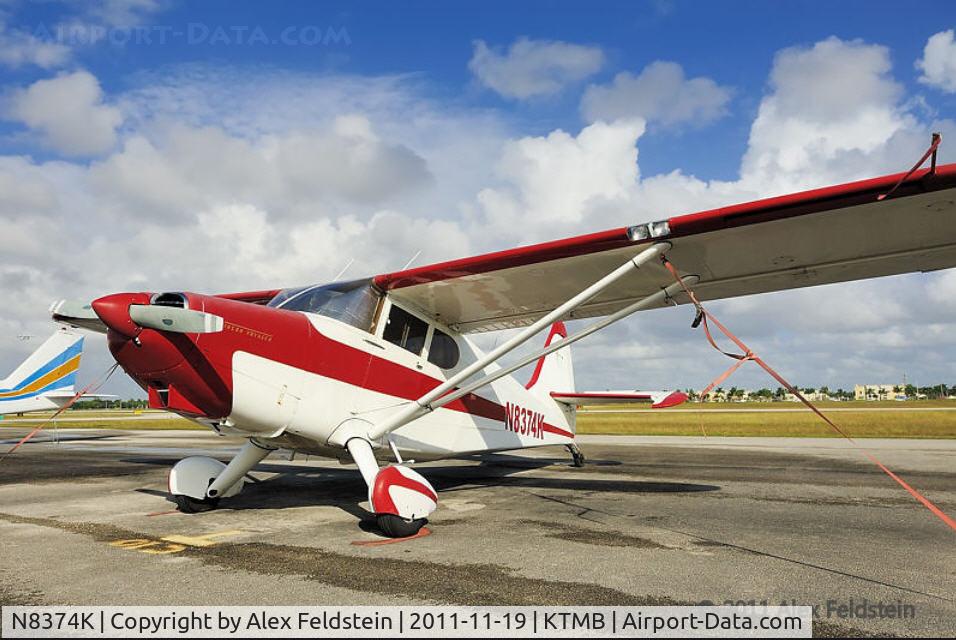 N8374K, 1946 Stinson 108-1 Voyager C/N 108-1-1374, Tamiami
