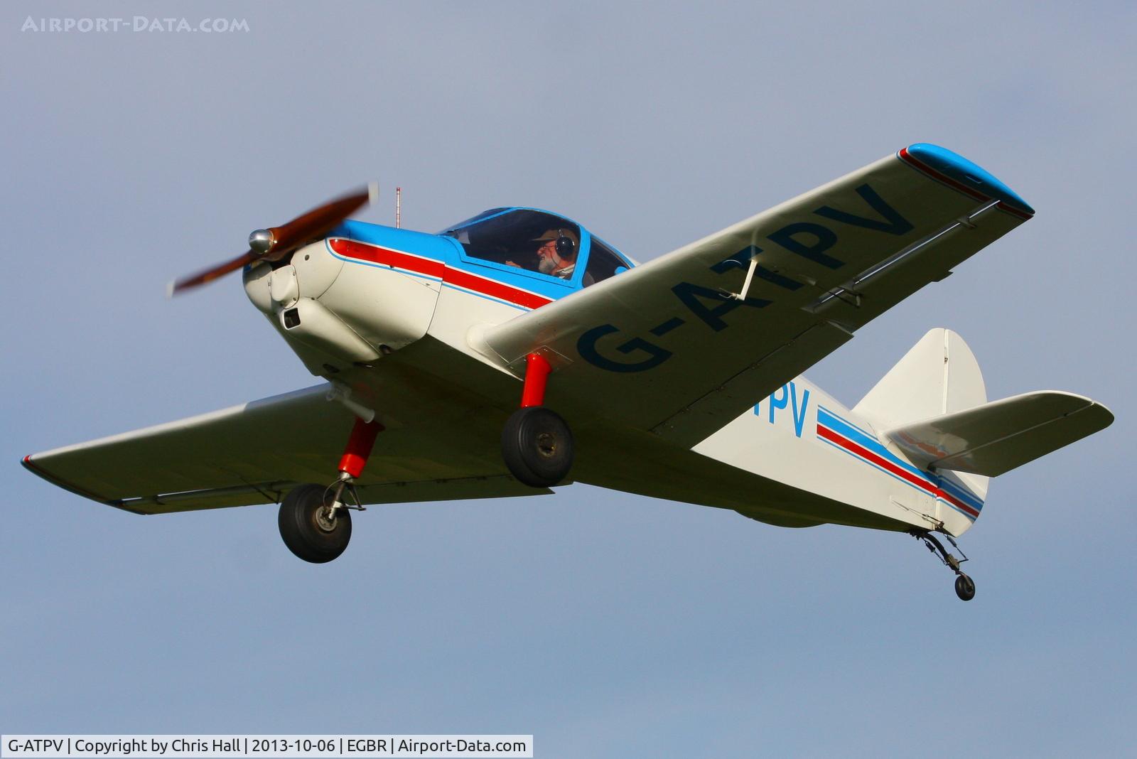 G-ATPV, 1959 Gardan Minicab (JB01 Standard) C/N JB-01, at Breighton's Pre Hibernation Fly-in, 2013