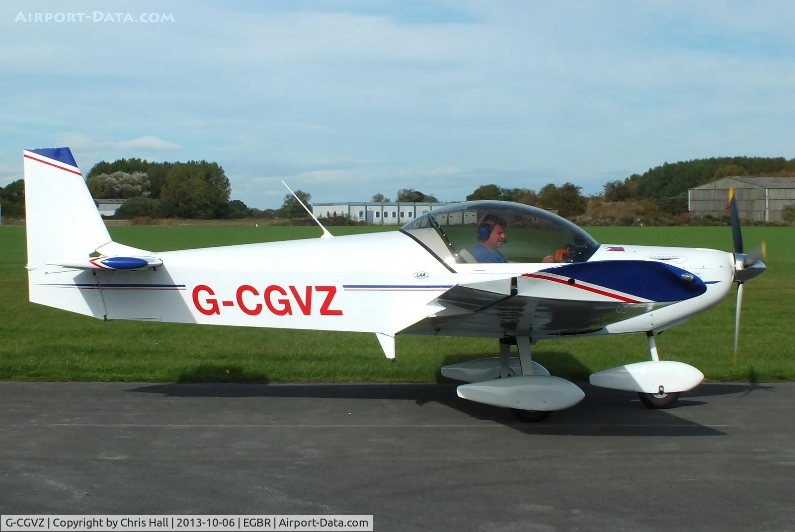G-CGVZ, 2011 Zenair CH-601 XL C/N LAA 162B-14990, at Breighton's Pre Hibernation Fly-in, 2013