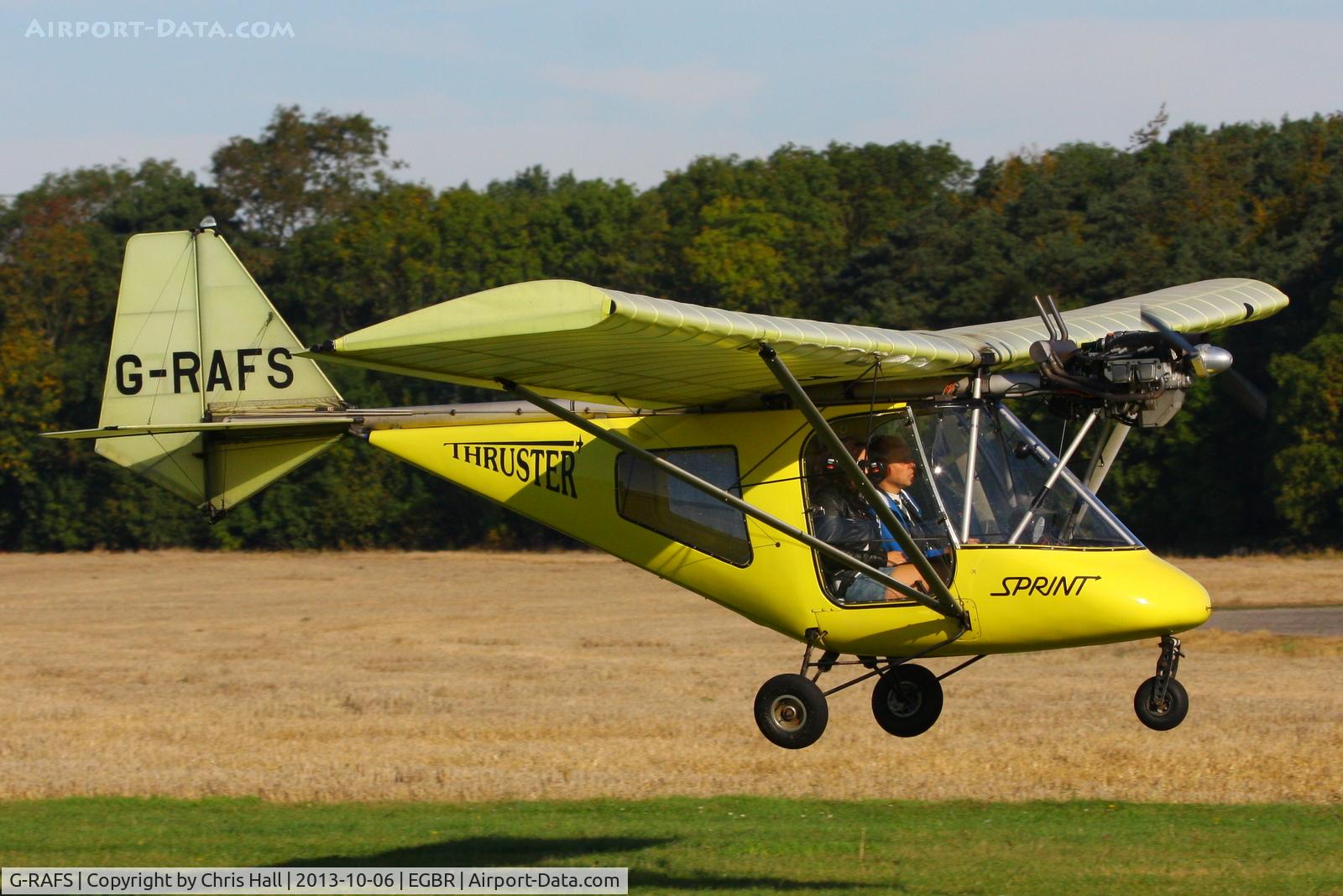 G-RAFS, 2004 Thruster T600N 450 C/N 0041-T600N-097, at Breighton's Pre Hibernation Fly-in, 2013