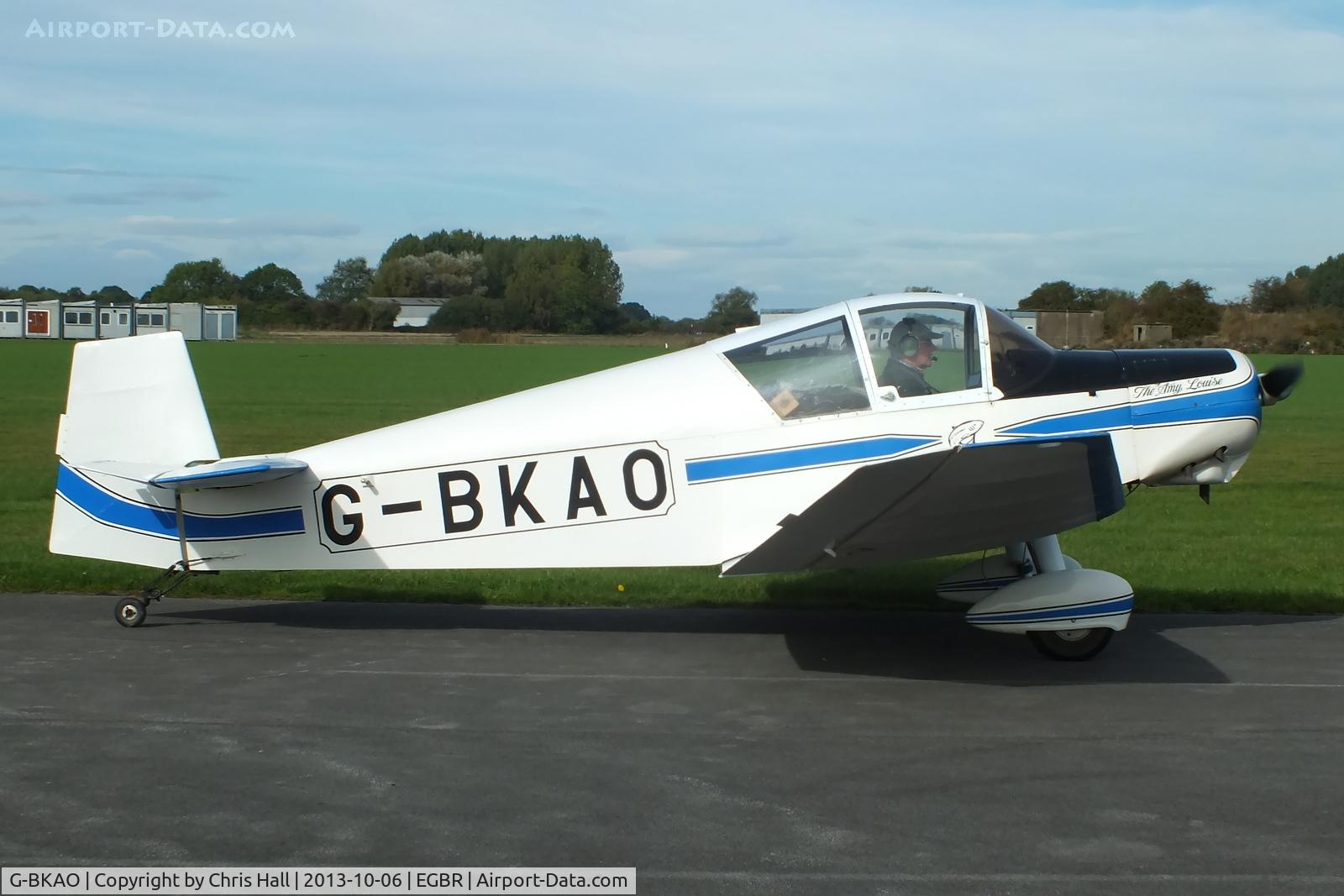 G-BKAO, 1955 Jodel D-112 Club C/N 249, at Breighton's Pre Hibernation Fly-in, 2013