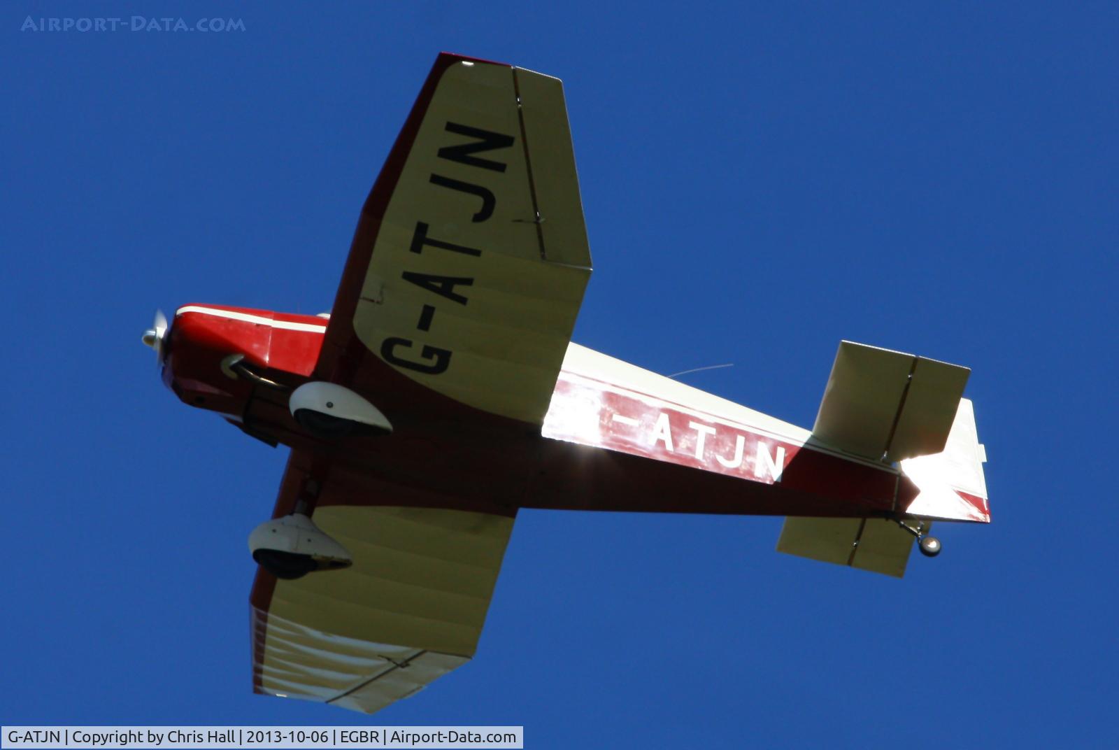 G-ATJN, 1958 Jodel D-119 C/N 863, at Breighton's Pre Hibernation Fly-in, 2013