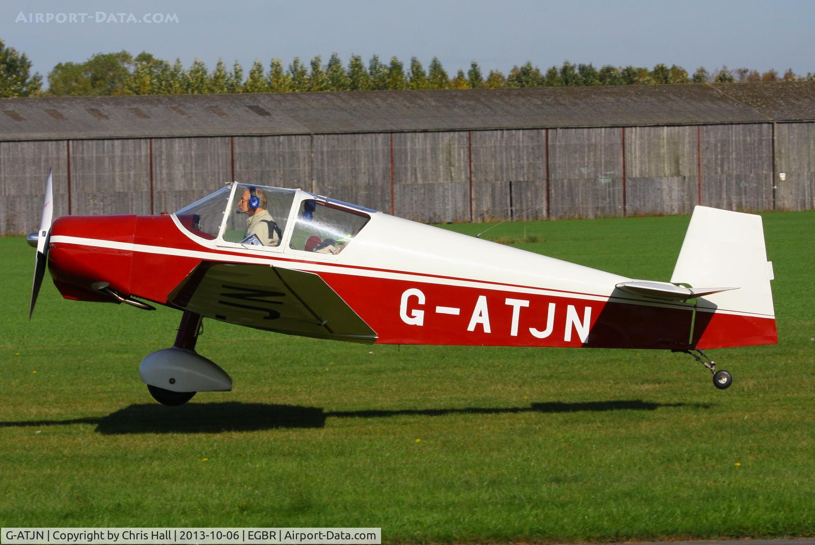 G-ATJN, 1958 Jodel D-119 C/N 863, at Breighton's Pre Hibernation Fly-in, 2013
