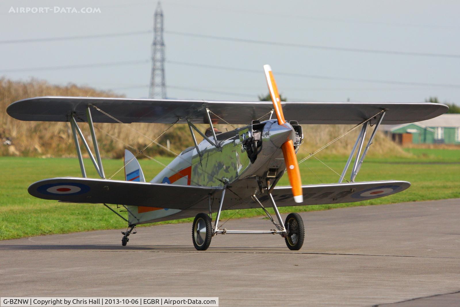 G-BZNW, 2003 Isaacs Fury II C/N PFA 011-13402, at Breighton's Pre Hibernation Fly-in, 2013