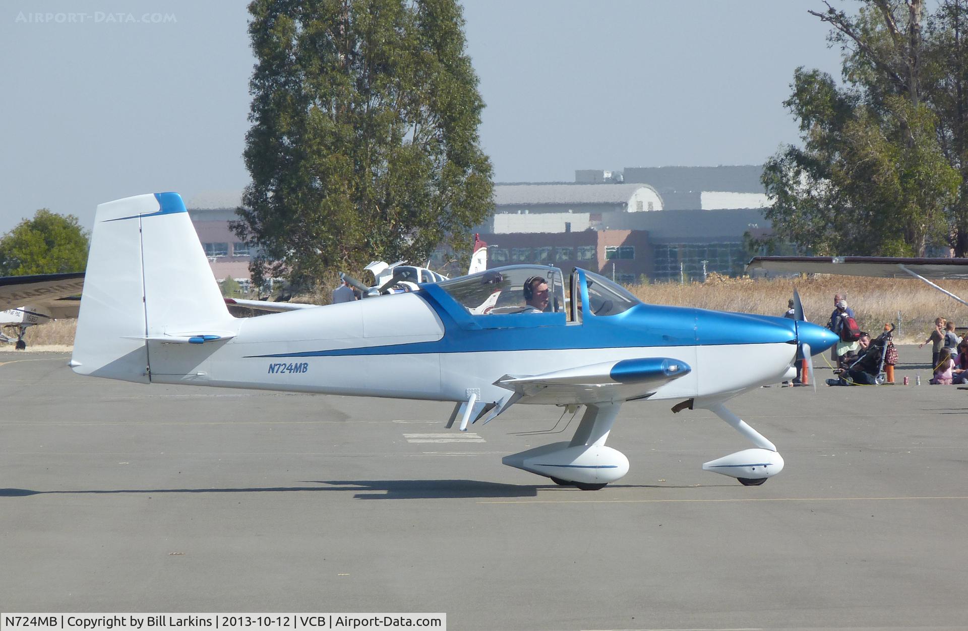 N724MB, Vans RV-7A C/N BREWTON-1, Visitor for Mustang Day