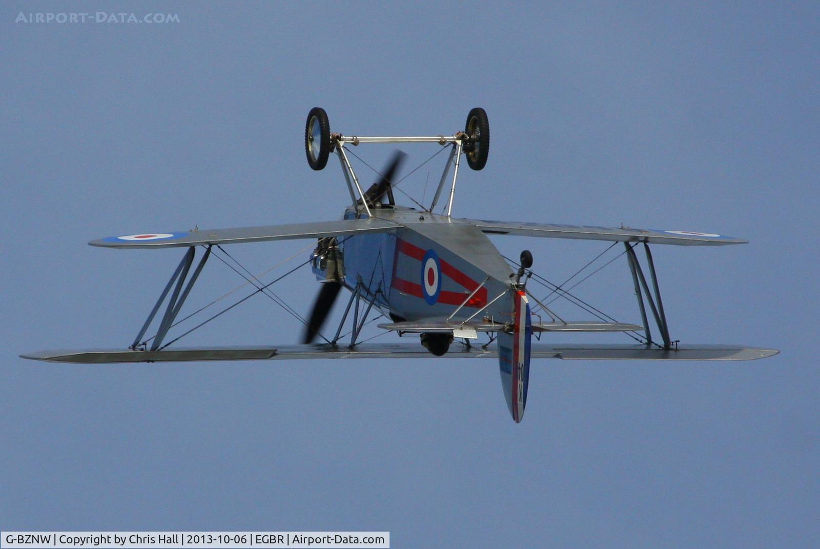 G-BZNW, 2003 Isaacs Fury II C/N PFA 011-13402, at Breighton's Pre Hibernation Fly-in, 2013