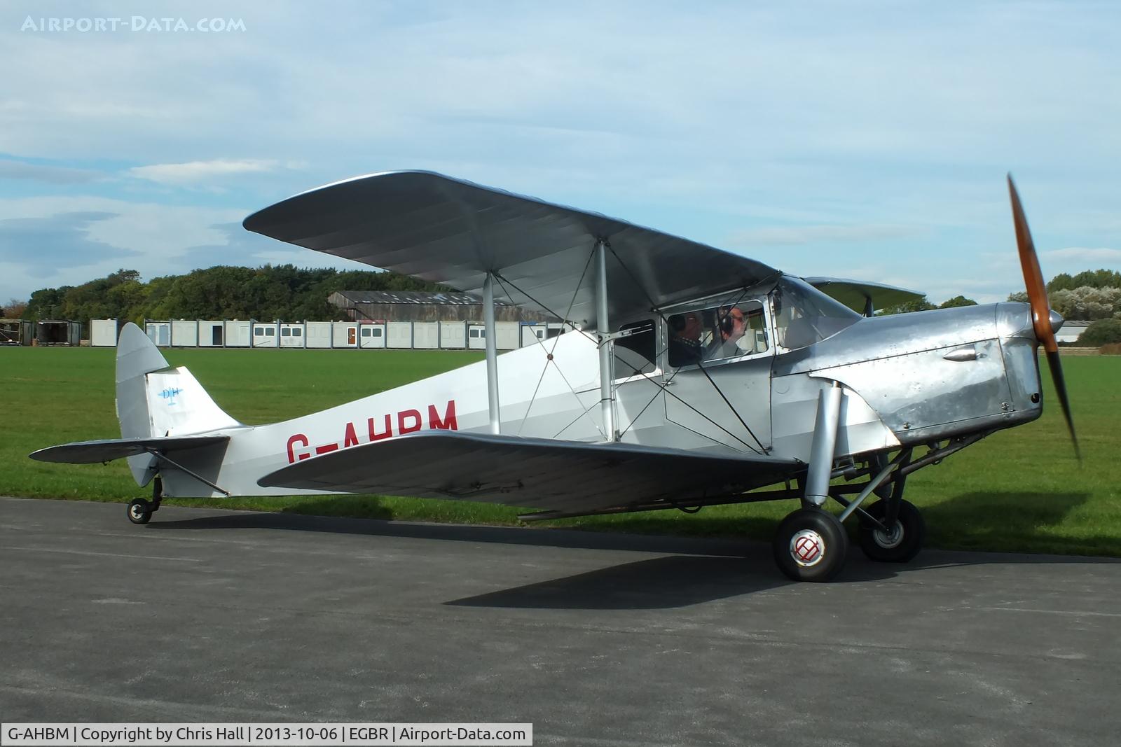 G-AHBM, 1935 De Havilland DH.87B Hornet Moth C/N 8126, at Breighton's Pre Hibernation Fly-in, 2013